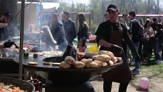 AHOS BIG - профессиональный круглый мангал на котором можно готовить гриль, барбекю, или шашлык