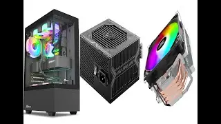 MSI MAG A650BN psu,  CV100 BLACK cpu case, ICE C400 Ant Esports