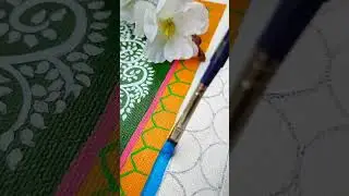 Pattachitra Indian Art Acrylic Painting #shorts #painting #ytshorts #reels #shortsindia