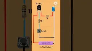 How to Make Push Button ON OFF Circuit | Simple DIY Project #shortsfeed #electrical #shorts #diy