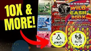 В 10 РАЗ И БОЛЕЕ! 💰 Лотерейные билеты Snow Much Fun, Merry Multiplier и Wild Cash с множителем 30...