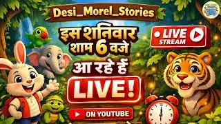 🔴 LIVE &ndash; 2D Animation Kids Story in Hindi 2D Animation Kids Story in Hindi | | Live