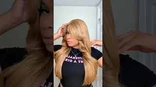 Freetress Bombshell Curtain Bang Wig 💕 #wigs #wiginfluencer #wiginstall #freetress #syntheticwig
