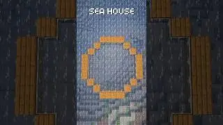Minecraft Sea House Tutorial 🌊🏡#shorts #minecraft