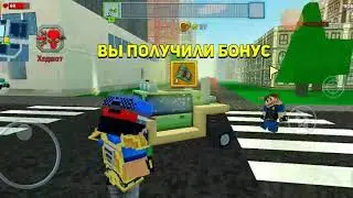 Играем в Android игру Block City Wars