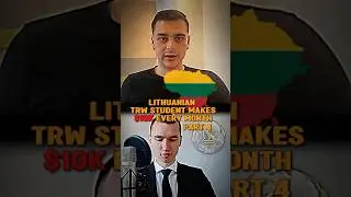 A Lithuanian 🇱🇹 TRW Student Shares His Jorney From $0 to earning 10,000 p/m. Part 4 #business