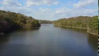 Fee 4K Aerial Stock Footage - flyover of a calm lake