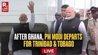 PM Modi: After Completing Ghana's Visit, PM Modi Departs For Port of Spain | Trinidad & Tobago