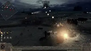UWM 40k Krieg Trenchline receives nighttime Valkyrie gunship support