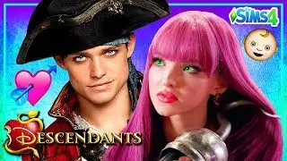 Disney Descendants 2: Dove Cameron and Thomas Doherty Have a BABY?? Sims 4 Random Genetics Challenge