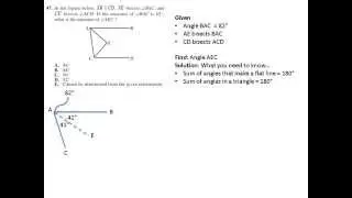 Preparing for the ACT Test - Math: Problem 47