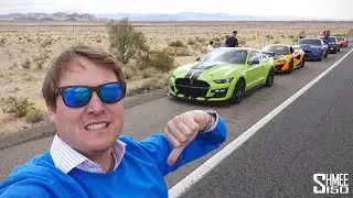 My GT500 Convoy to Las Vegas Didn't Go as Planned! TIRE BLOWOUT