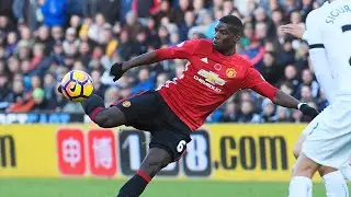 Pogba Volley Goal vs Swansea | Premier League 2016/17