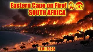 Eastern Cape Wildfires Flames Rage On, Evacuations & Smoke Visible from Space! 🔥🛰️