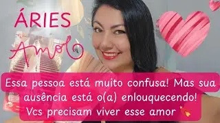 ÁRIES AMOR❤️EITA,ELE(A) TÁ CONFUSO(A), SUA AUSÊNCIA ESTÁ O(A) ENLOUQUECENDO #aries #signoaries #amor