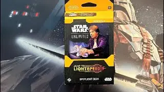 Star Wars Unlimited Jump to Lightspeed Han Solo Spotlight Deck!