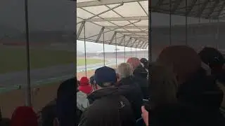 Silverstone 2022 f1 qualifying in wet view from Hamilton straight south