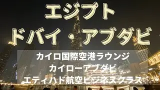 ドバイ【カイロ国際空港ラウンジ　エティハド航空ビジネスクラス】カイロ〜アブダビ