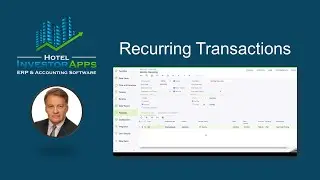 Set it and forget it, recurring transactions in hotel accounting software