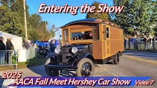 Entering the Show 2025 AACA Fall Meet Hershey Car Show Video 7