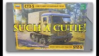 First Look Friday - Zvesda 1/35 Soviet Artillery Tractor STZ-5