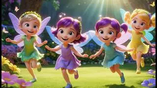 Five Little Toy Fairies Flutter Flutter Flutter | Magical Fairy Song & Counting Rhyme