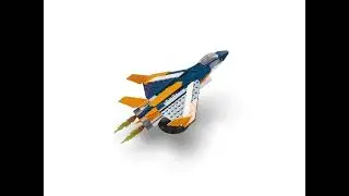 LEGO Set 31126 Creator 3-In-1 Supersonic Jet 360 View