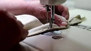 Juki DDL 8700 Вшивание молнии с помощью лапки Juki Zipper Foot