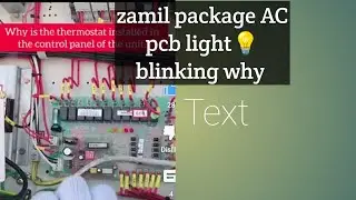 pcb tripping and alarm light💡blinking because the cooling coil is very dirty, zamil AC, package #ac