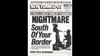 Donald Trump already found guilty by Lydia Lunch and Emilio Cubeiro in January 1988