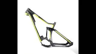 Lightcarbon 650b plus full suspension Enduro mountain ebike LCFS708