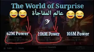 62M Power V.S 106M Power Playing Demonic Raid Haureth #Haureth #Darkness Rises 2022