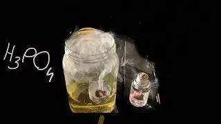 Making phosphoric acid H3PO4, do not try at home
