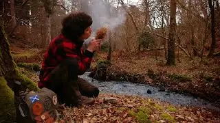 Primitive Fire Demonstration: Pyrite, Flint, Amadou