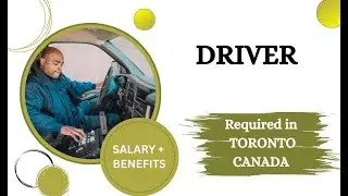 Driver Required In Toronto Canada #torontojobs #canadajobs #jobsintoronto