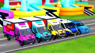 FORD AMBULANCE & DACIA POLICE RUSH THROUGH FARM HILL ! FS22 &bull; Rosemaria Solange