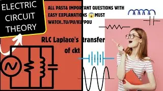 IOE RLC LAPLACE'S TRANSFORMATION OF CIRCUIT//ELECTRIC CIRCUIT THEORY ⚡⚡