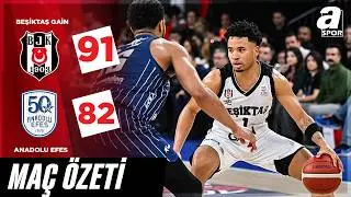 Beşiktaş Gain 91-82 Anadolu Efes Ma&ccedil; &Ouml;zeti | Ziraat Bankası Basketbol T&uuml;rkiye Kupası Yarı Final