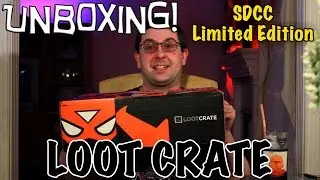 UNBOXING! Loot Crate SDCC Limited Edition 2016 - Heroes - Comic Con Box