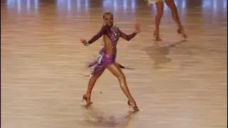 Natalia Simo - Championnat d&rsquo;Europe Solo Juniors Latine 2025, Calv&iacute;a, Finale Samba