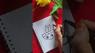 how to draw a cute plant cup#youtubeshort#drawing#shorts#plant