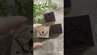 This is definitely your favorite wooden rubber stamp, for making cards, gifts, etc. #art#journaling