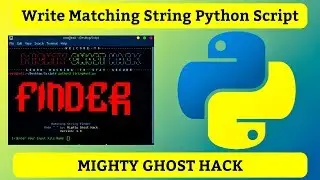 Matching String Python Script |  Learn How To Code 💻