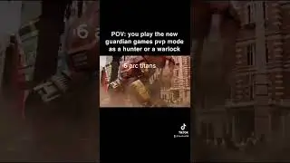 how it feels playing the new GUARDIAN GAMES pvp mode in Destiny 2