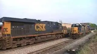 CSX 7630  on the S&NA in Cullman AL 5/18/13
