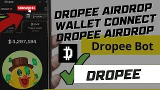 Dropee Airdrop Wallet Connect Dropee Airdrop 10 Usdt Withdraw