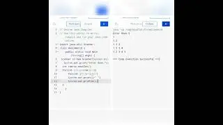 Number pattern in C++, PHP, Java and Python