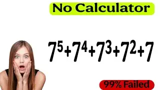How fast can you solve this without a calculator? 
