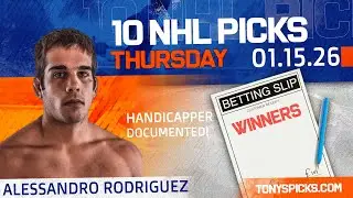 NHL Picks and Predictions, Thursday 1/15/26 | The Look Ahead Show