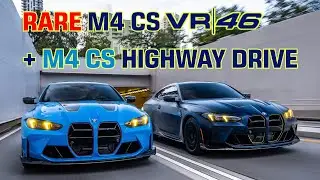 RARE BMW 1/10 IN USA M4 CS VR 46 + M4 CS chill driving on highway